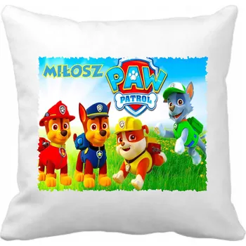 Polštář Polštář filmový, herní, knižní, komiksový, hudební Tlapková patrola 40 x 40 cm