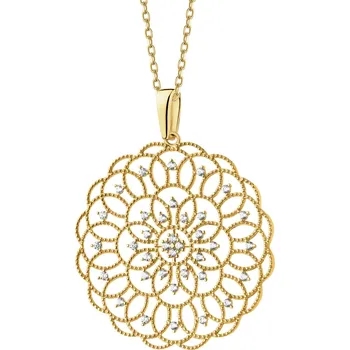 Přívěsek Zlatý přívěsek se zirkony - AP541-6693