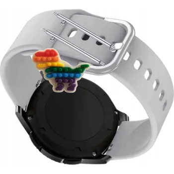 Pouzdro na mobilní telefon Pásek Řemínek pro Zeblaze Btalk 2, Silikon, šedá smyčka, nastavitelný