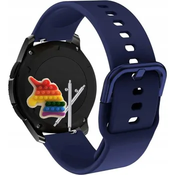 Pouzdro na mobilní telefon Řemínek Řemínek pro Amazfit Bip U, Silikonový Tmavě Modrý Smyčka, nastavitelný