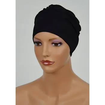 Pokrývka hlavy Eva Design turban černý, univerzální velikost