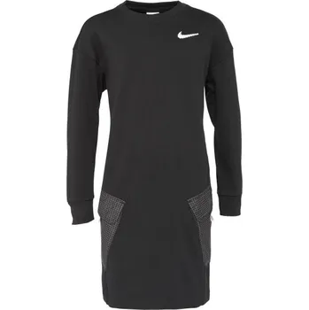 Dívčí oblečení Dívčí šaty Nike SPORTSWEAR XL Černá, Bílá