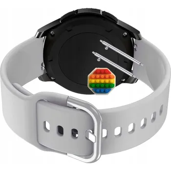 Pouzdro na mobilní telefon Řemínek Řemínek pro Kumi KU6 Meta, Silikonový Šedý Smyčka, nastavitelný