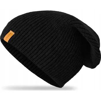Čepice Nandy Zimní čepice beanie černá, univerzální velikost