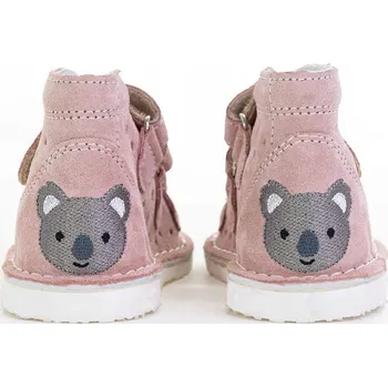 Dívčí bačkory Danielki Preventivní papuče T125 koala růžová, velikost 21
