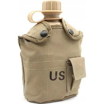 Láhev Polní láhev o objemu 1l s ALU miskou KT-1000 Coyote