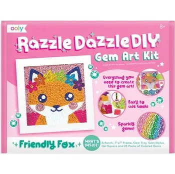 Diamantové malování Diamantové malování Ooly Liška 161-045, vícebarevné