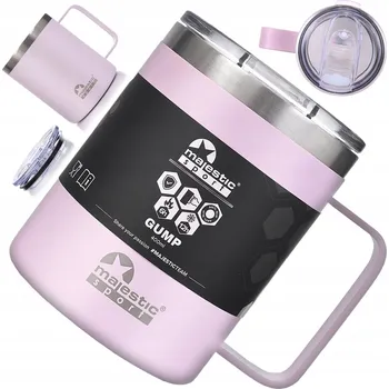 Termohrnek Termohrnek Majestic Sport Gump 400 ml s uchem - růžový