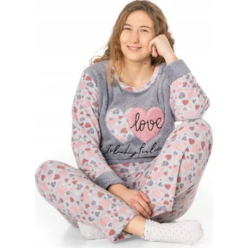 Dámské pyžamo SNC Homewear Turecké dámské pyžamo polyester vícebarevné, velikost 4XL