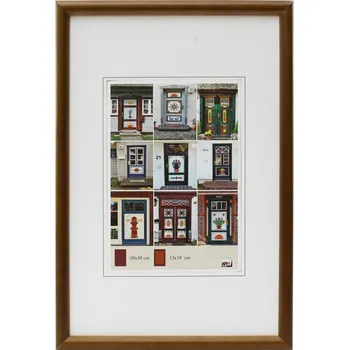 Rám na obraz Dřevěný fotorámeček NEW YORK 20x30 tmavě hnědý kph