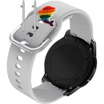 Pouzdro na mobilní telefon Řemínek Řemínek pro Pacific Black PC00124, Silikonový Šedý Smyčka, nastavitelný