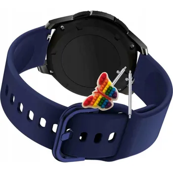 Pouzdro na mobilní telefon Pásek Řemínek pro Maxcom FW63 Cobalt Pro, silikon, tmavě modrá smyčka, nastavitelný