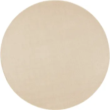 Koberec Hanse Home Kusový koberec Nasty 101152 Creme kruh Rozměry koberců: 200x200 (průměr) kruh