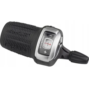 MicroSHIFT DS85-LF Otočná řadicí páčka 3x - Černá, Indexové řazení