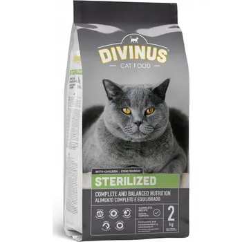 Krmivo pro kočku Divinus Cat Sterilized pro kastrované kočky 2kg