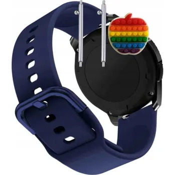 Pouzdro na mobilní telefon Pásek Řemínek pro Amazfit Stratos, Silikon, tmavě modrá smyčka, nastavitelný