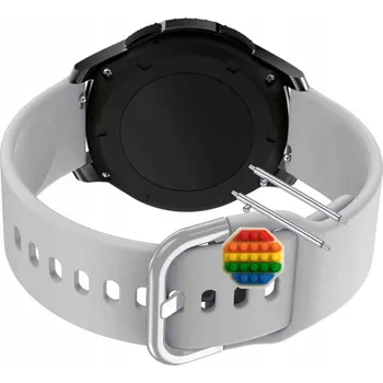 Pouzdro na mobilní telefon Pásek Řemínek pro Calmean GO, Silikon, šedá smyčka, nastavitelný