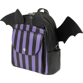 Sportovní batoh Batoh Gotika z Banned Alternative - Nightfall Bat - Ženy - nachová/cerná