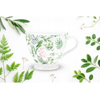 Hrnek Ravi Elegantní čajový porcelán 370 ml