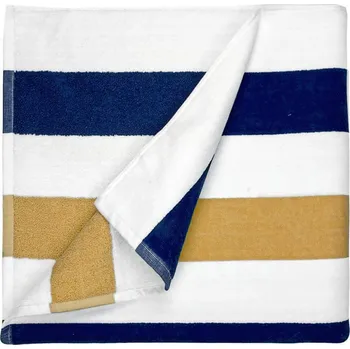 Ručník The One Towelling® Osuška 90x190 cm T1-STRIPE Navy Blue-Gold 90 x 190 cm