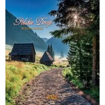 Kalendář Kalendarz 2026 ścienny 32x32cm Polskie drogi