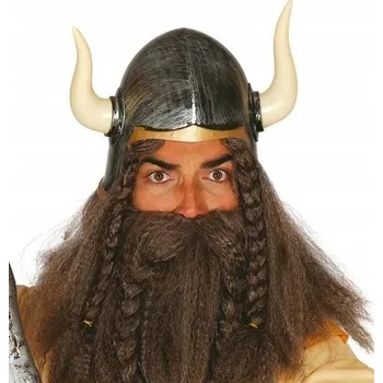 Helma na motorku Vikingská helma s rohy Guirca 13364