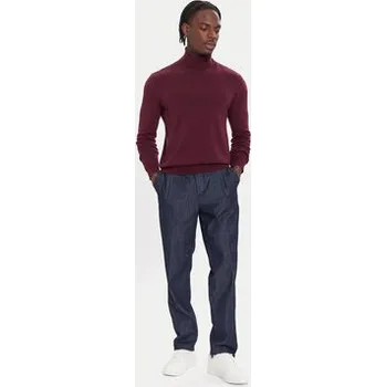 Dámský svetr United Colors Of Benetton Rolák 1002U2180 Fialová Regular Fit XXL