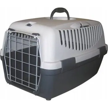 přepravka pro zvíře Přepravka Gulliver 2 s kovovými dvířky, 55 x 36 x 35 cm, šedá, 8