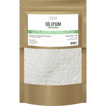 Koupelová sůl Epsomská sůl Síran Hořečnatý 1kg Čistá hořká sůl Do koupele Relax SPA