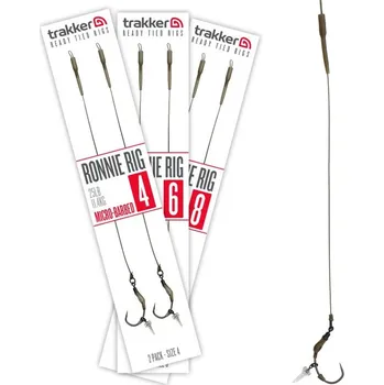Rybářský háček Trakker Návazce Ronnie Rig 2 Pack - Size 4 (Barbed)