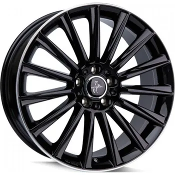 Alu kolo KESKIN Alu Kola Keskin Kt18 7X17 5X112 ET48 Black Lip Polish 66.6