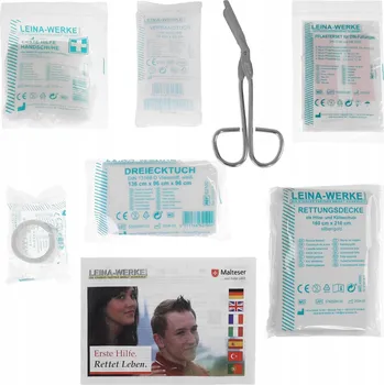 Lékárnička Vybavení lékárničky pro turistiku 25 dílů IFAK První pomoc MIL-TEC