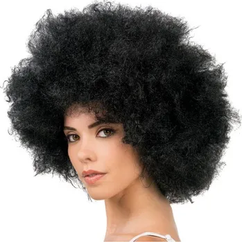 Karnevalová paruka Chaks paruka krátké černé afro vlasy
