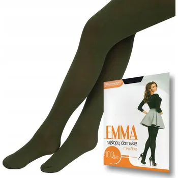 Dámské punčochy Punčocháče hladké Romartex EMMA 100 DEN zelená Khaki velikost 2