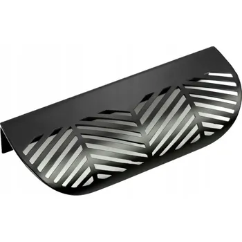 Nábytkové kování Nábytková úchytka Schaffner Jodełka 96 mm černá