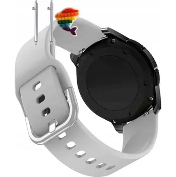 Pouzdro na mobilní telefon Pásek Řemínek pro IOWODO R3PRO, Silikon, šedá smyčka, nastavitelný