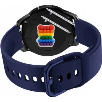 Pouzdro na mobilní telefon Řemínek Řemínek pro Linewear LW107, Silikonový Tmavě Modrý s Poutkem, Nastavitelný