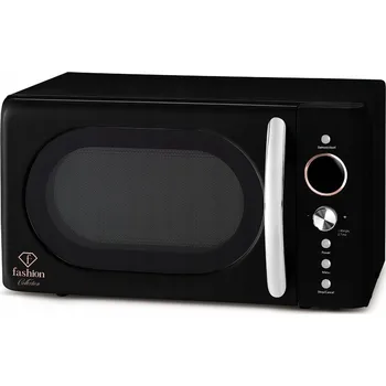 Mikrovlnná trouba Mikrovlnná trouba 20 l, FashionTV FTV-0121 Matná černá s růžově zlatými detaily