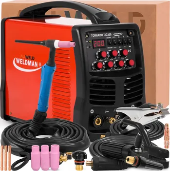 Svářečka Invertorová svářečka Weldman 10-200 A 230 V 7,1 kVA