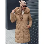 Dámská dlouhá zimní bunda VEONI s kapucí Dstreet TY4717 Barva: Zelená, Velikost: S