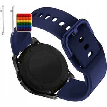 Pouzdro na mobilní telefon Pásek Řemínek pro Amazfit GTS 3, Silikon, tmavě modrá smyčka, nastavitelný