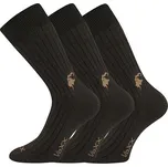 VoXX® Cashmere love Unisex slabé ponožky - 3 páry BM000004775800100619 tmavě hnědá 43-46 (29-31)
