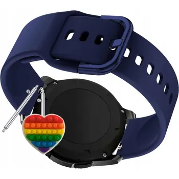 Pouzdro na mobilní telefon Řemínek Řemínek pro Watchmark Kardiowatch WF800, Silikonový Tmavě Modrý Smyčka