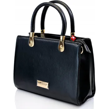 Kabelka Monnari kabelka, typ kufřík, eko kůže, černá