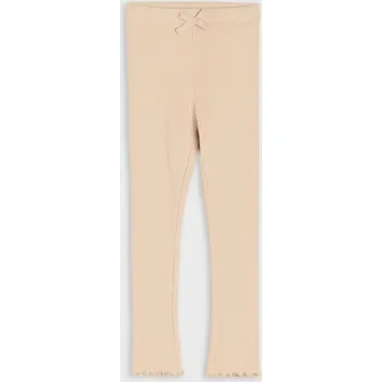 Dívčí oblečení Sinsay - Žebrované legíny - béžová - 896GH-80X - 896GH-80X-122