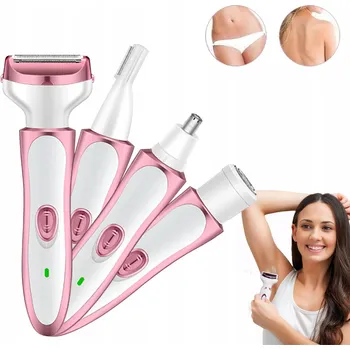 4V1 HOLICÍ STROJEK DÁMSKÝ DEPILÁTOR ZASTŘIHOVAČ TĚLA BIKINI NOHOU PODPAŽÍ USB