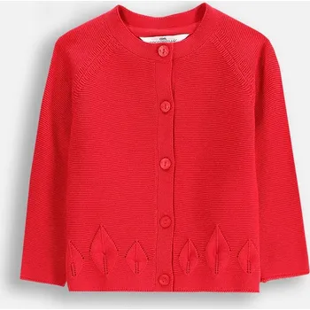 Dámský svetr Propínací svetr pro dívky Malinový 086 Coccodrillo WC5