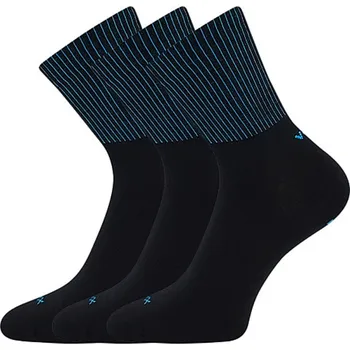 Dámské ponožky VoXX® Molly Sportovní dámské ponožky - 3 páry BM000004996800100067 černá tyrkys 39-42 (26-28)