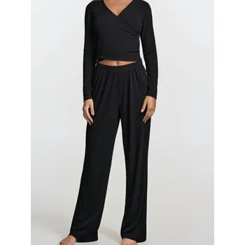 Dámská móda Sinsay - Dvoudílná pyžamová souprava - černá - 147GF-99X - 147GF-99X-M