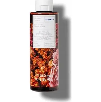 Koupelová kosmetika Korres Regenerační SPRCHOVÝ GEL Hydratuje Čistí Mořská Levandule 250 ml